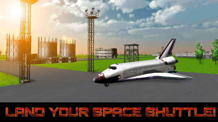 Captura de Tela do Jogo Space Shuttle Landing Simulator 3D