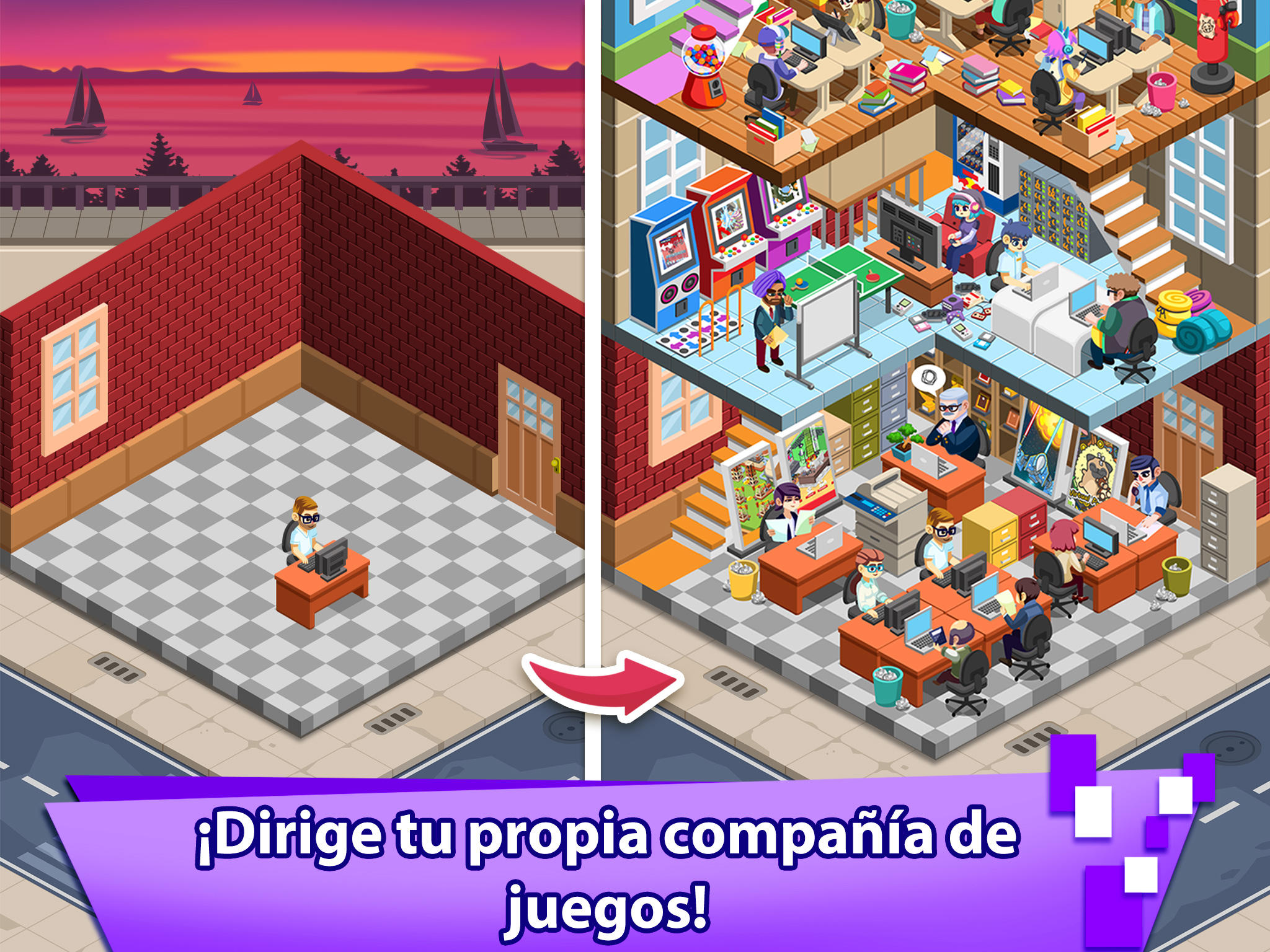 Captura de Pantalla del Juego Magnate videojuegos inactivos