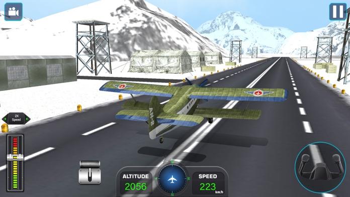 Airplane Flying Simulator 3D Game Screenshot