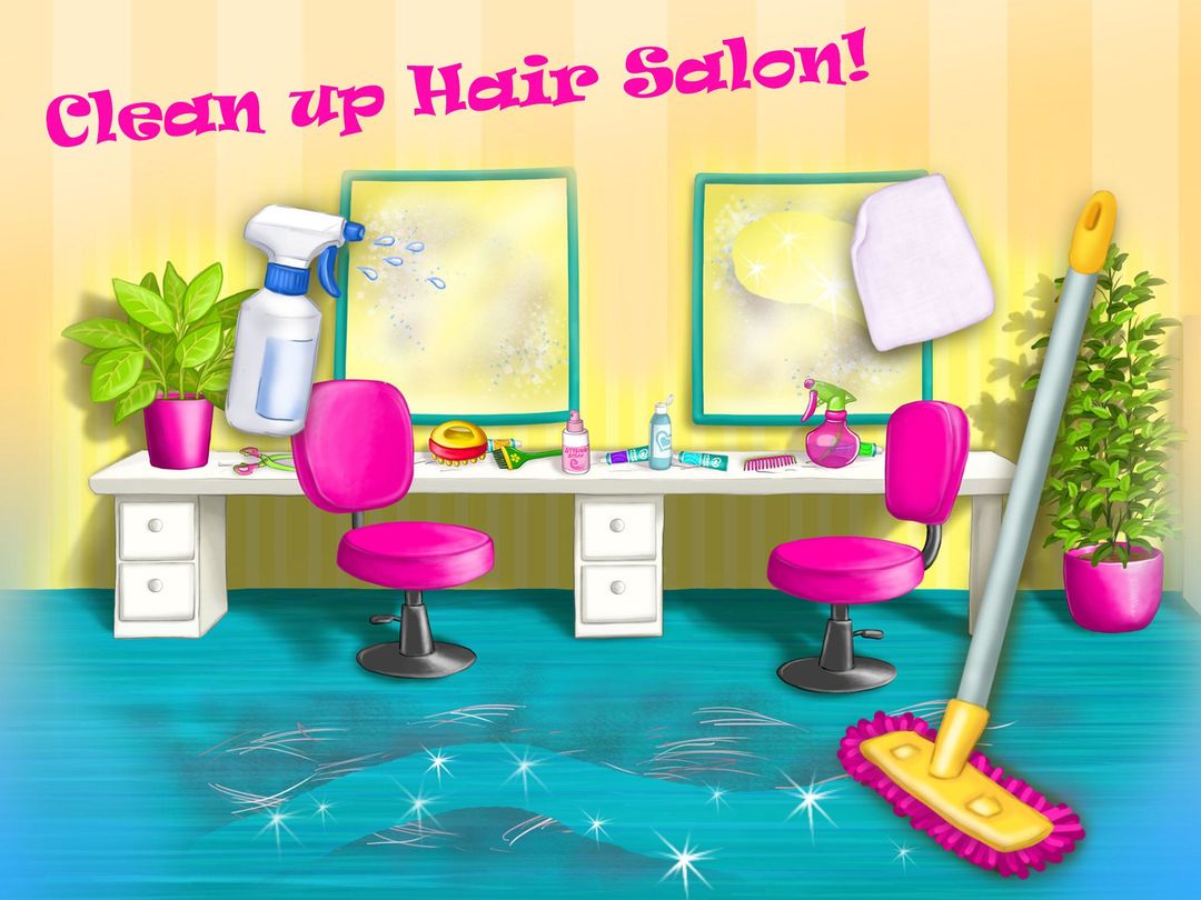 Screenshot of Pony Sisters in Hair Salon