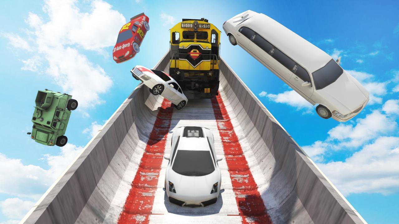 Mega Ramp: Free Impossible Stunts 게임 스크린샷