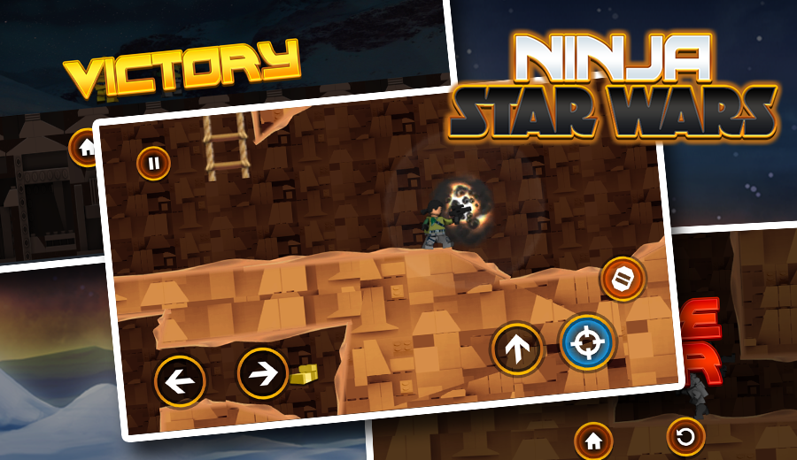 Star Ninja Go War - Galaxy Quest Game Screenshot