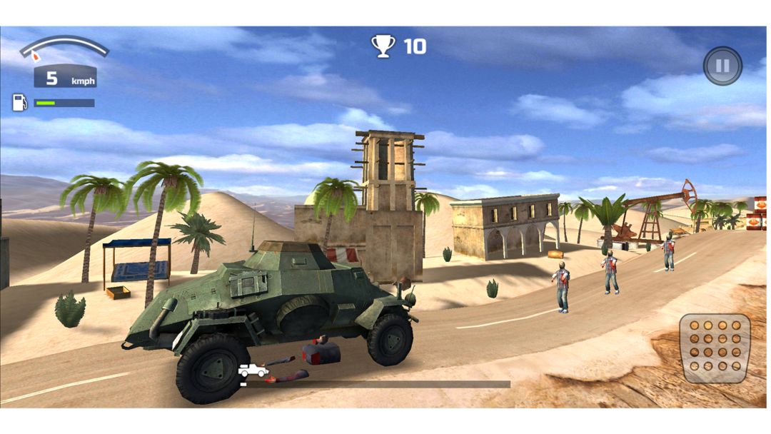 Zombie World - Racing Game screenshot game