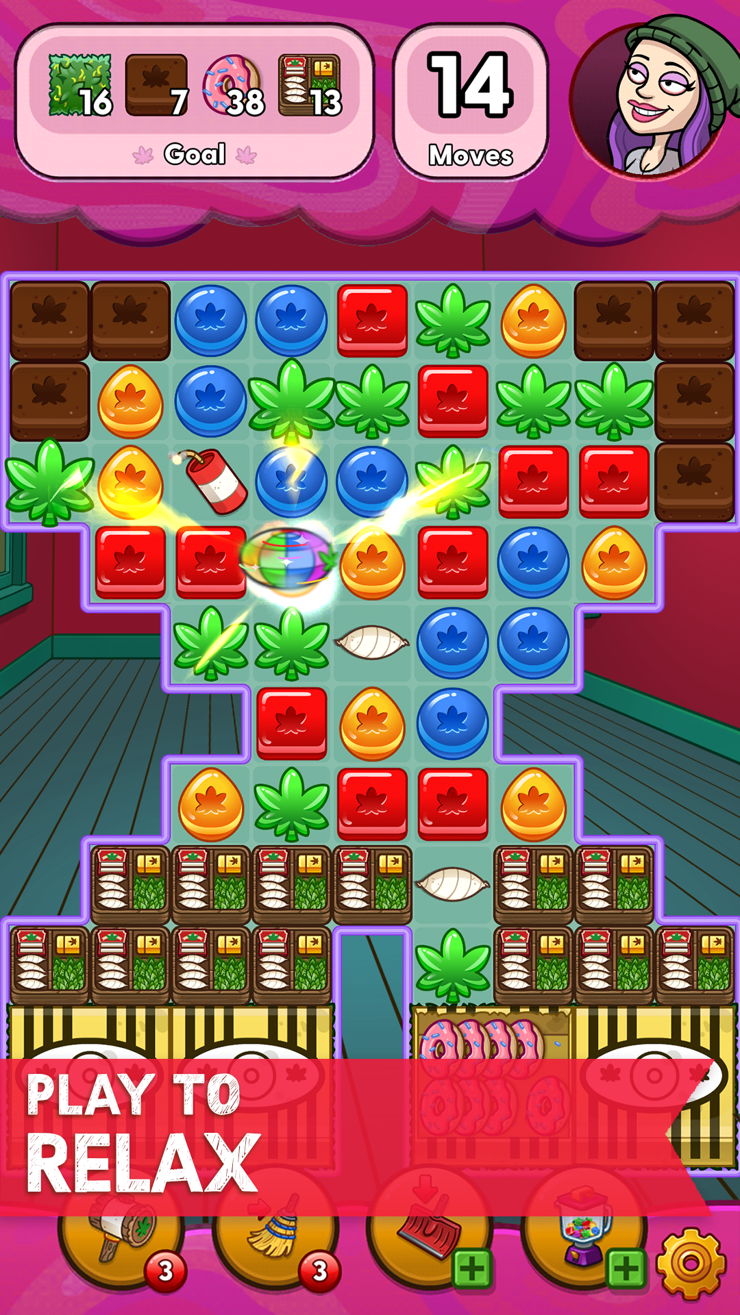 Bud Farm: Munchie Match screenshot game