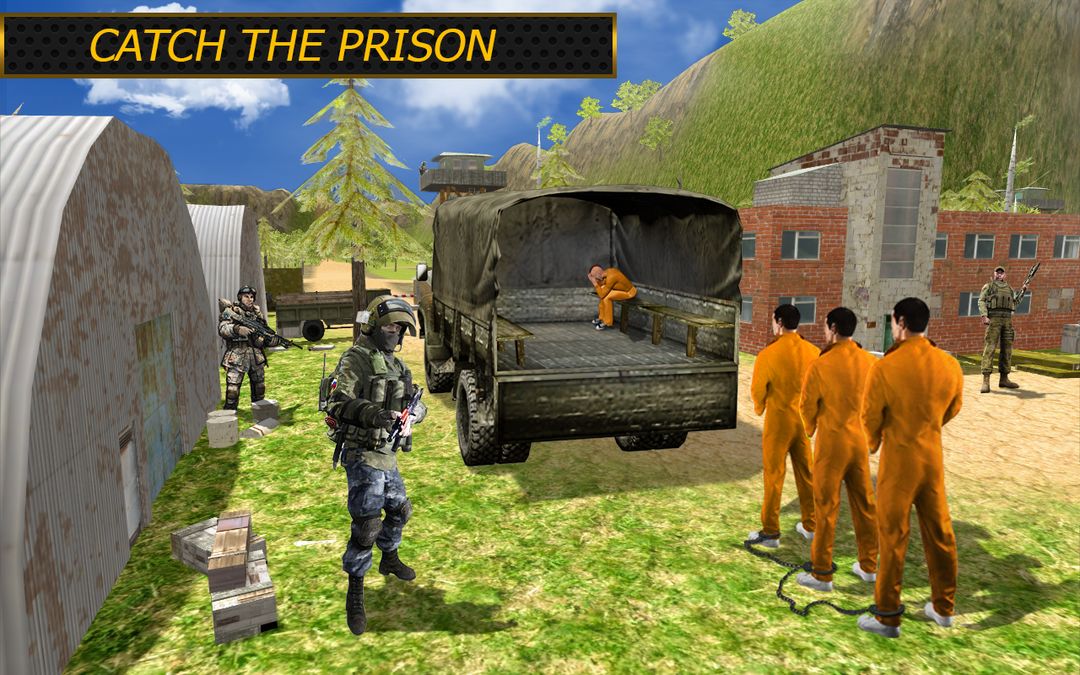 범죄자 수송 뱃짐 평면 게임 스크린 샷