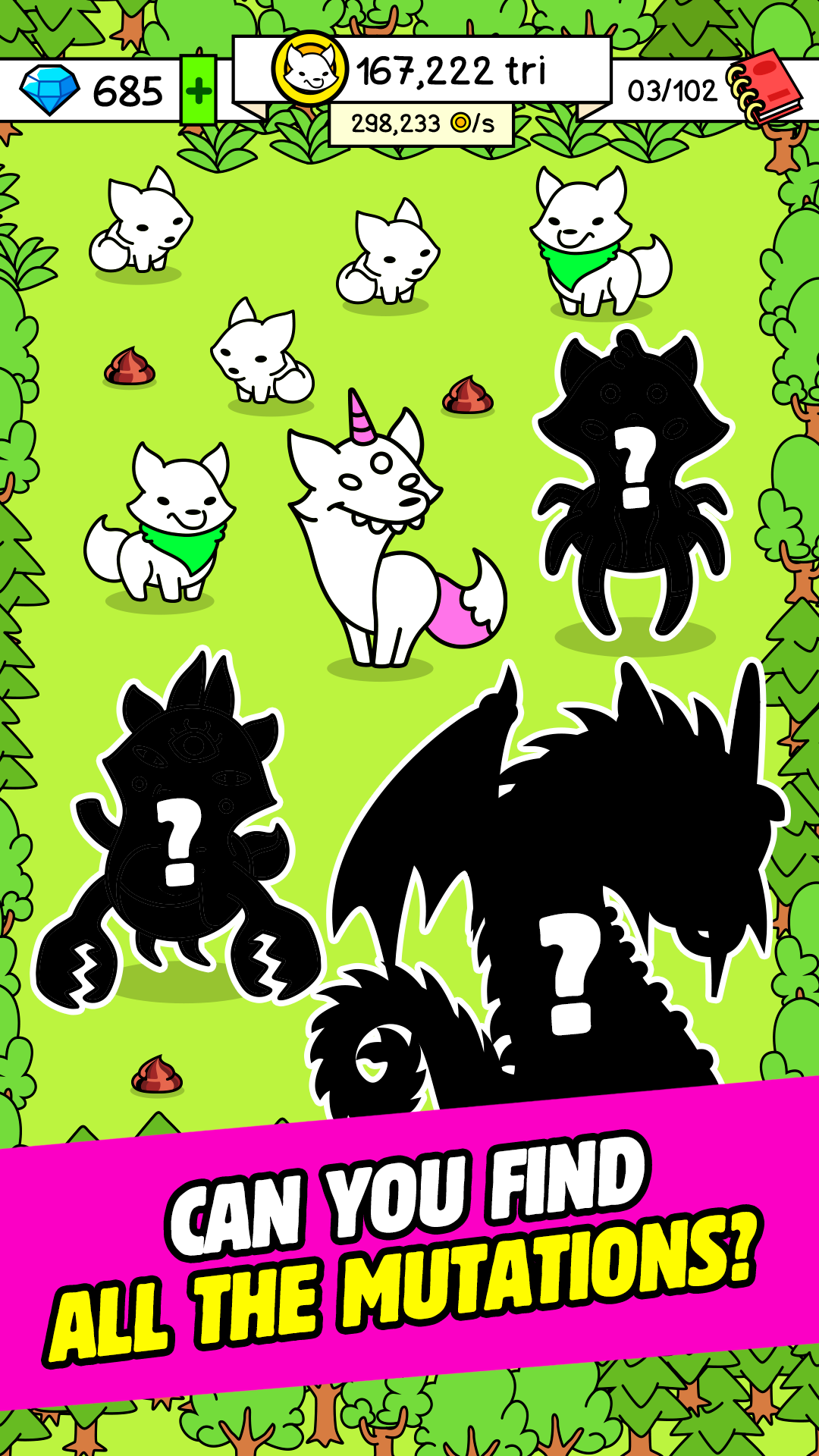 Evolution Galaxy: Mutant Merge Game Screenshot