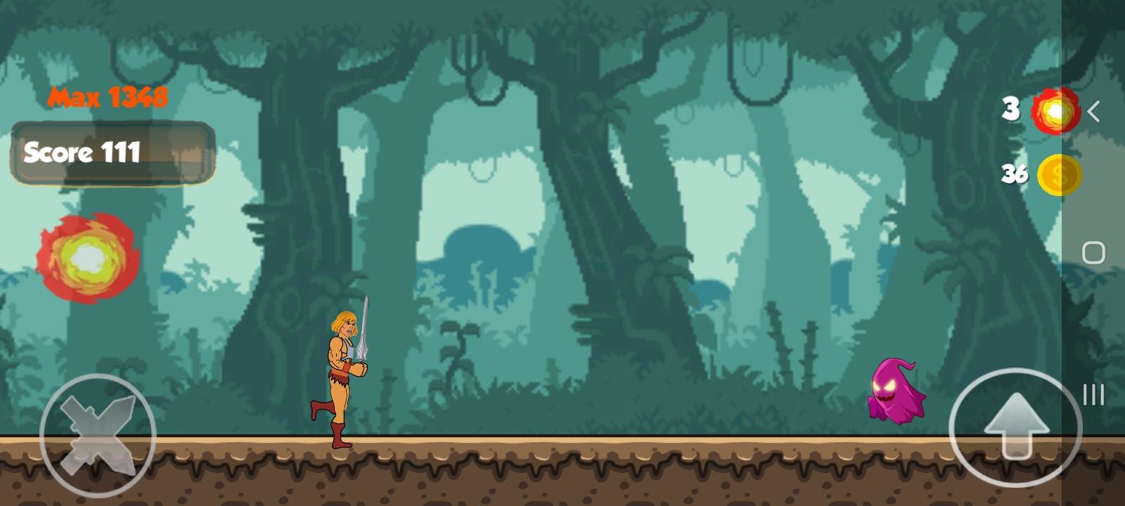Screenshot of He-man game