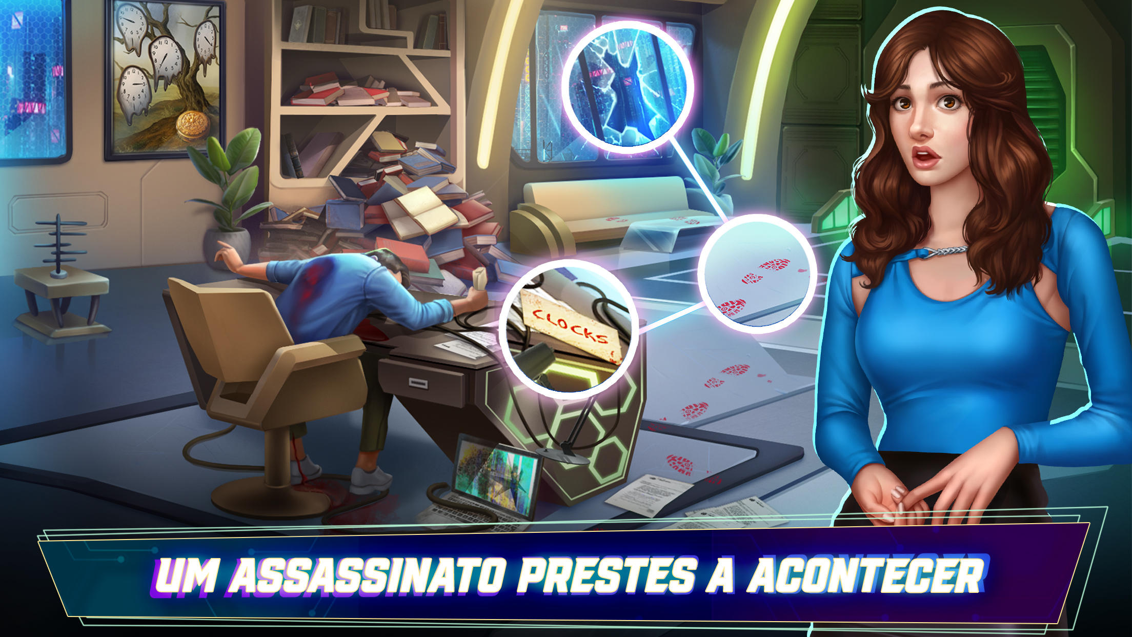 Captura de Tela do Jogo Hidden Escape: Murder Mystery2