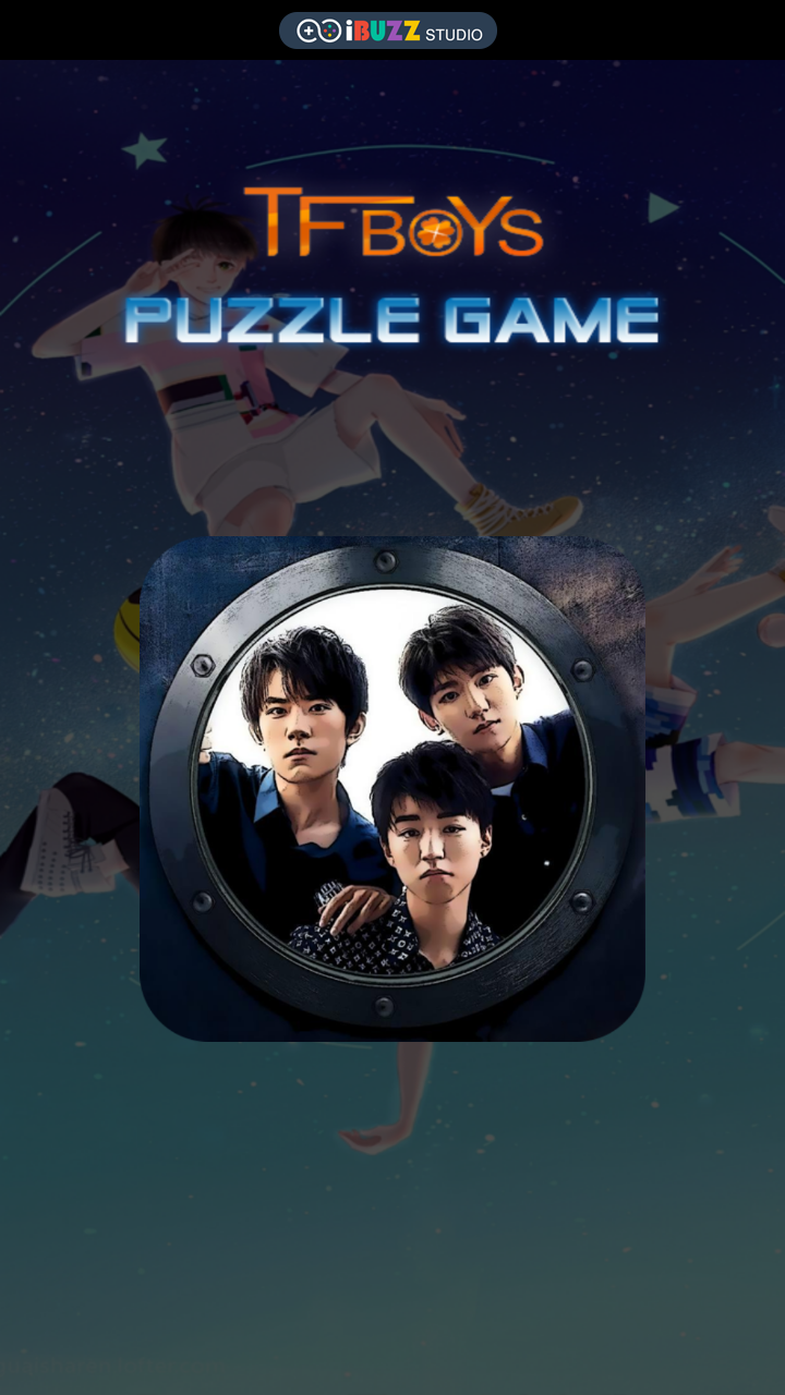 Screenshot of TFBoys Pictures Tiles Puzzle Game ♥