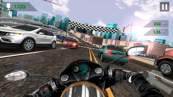 Moto Rider In Traffic遊戲截圖