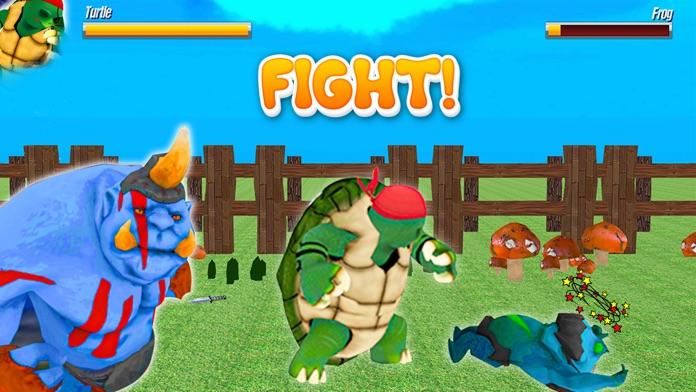 Turtle Street Fighting Ninja Game Screenshot