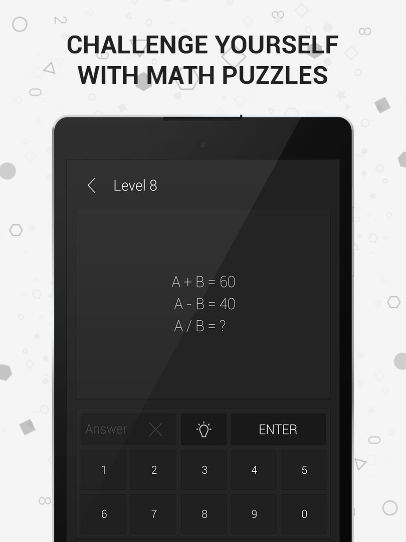 Math | Riddle and Puzzle Game ภาพหน้าจอเกม