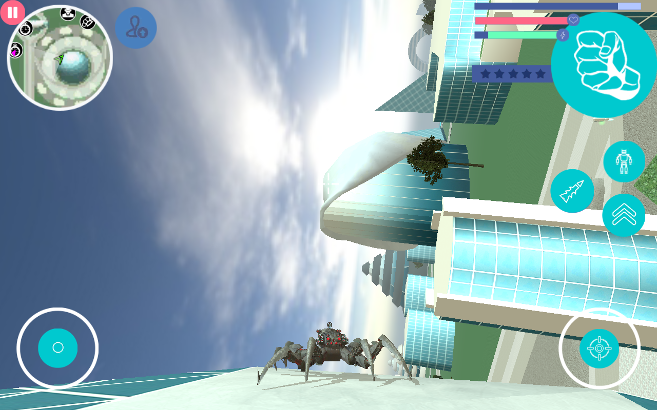 Spider Robot Game Screenshot