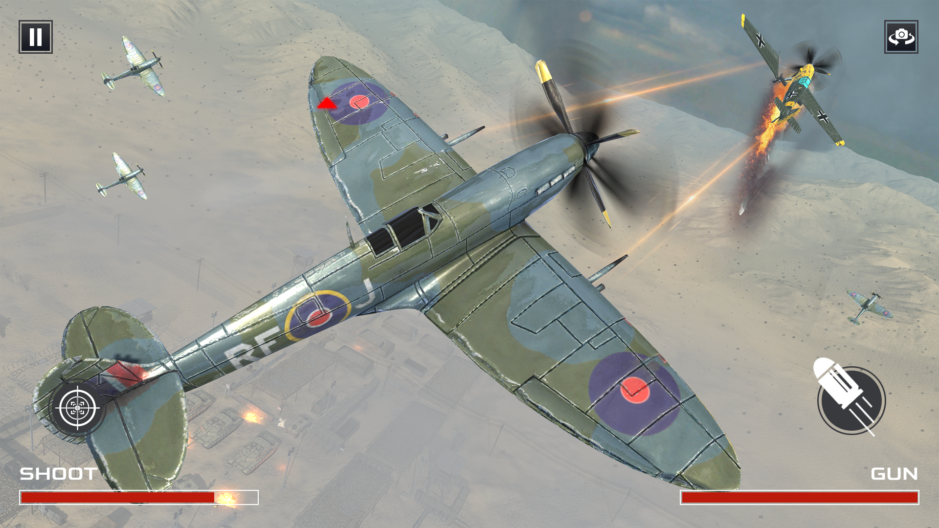 FPS War Games- Aircrafts Games遊戲截圖