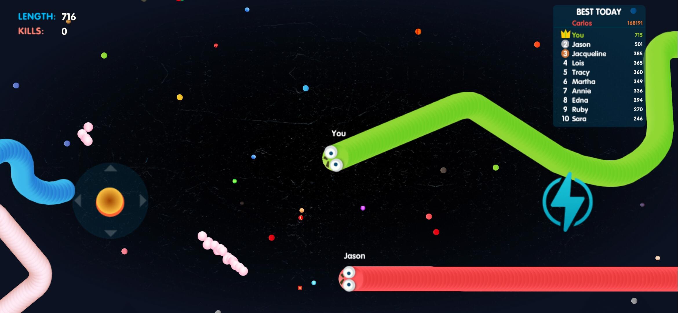 Snake Zone Worm Fun.IO Game Screenshot