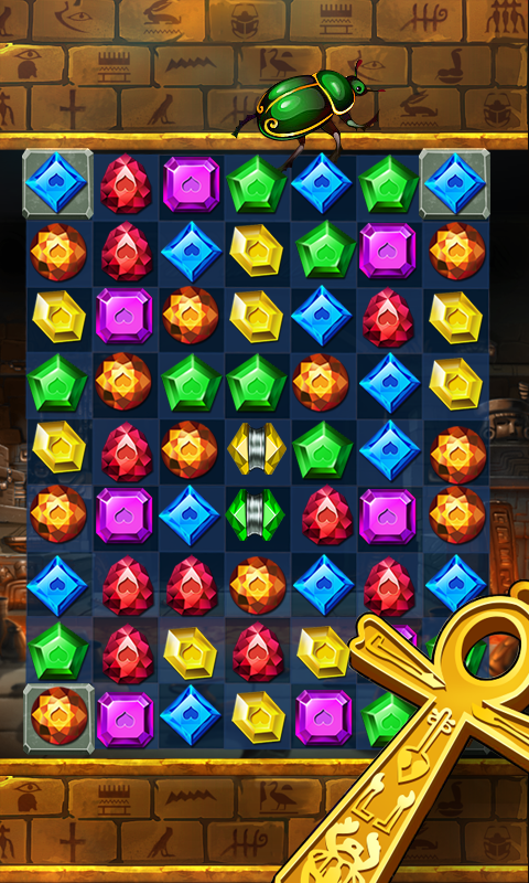 Cuplikan Layar Game Jewels Temple Mania