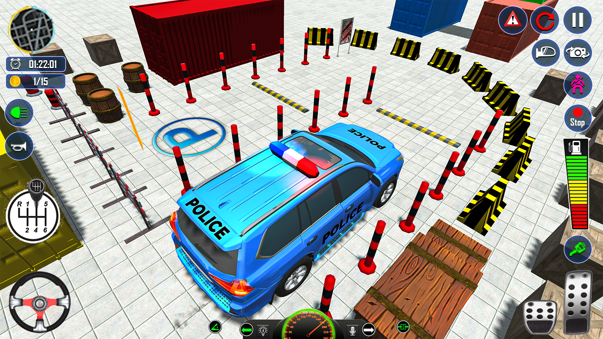 police car parking 3D HD APK para Android - Download