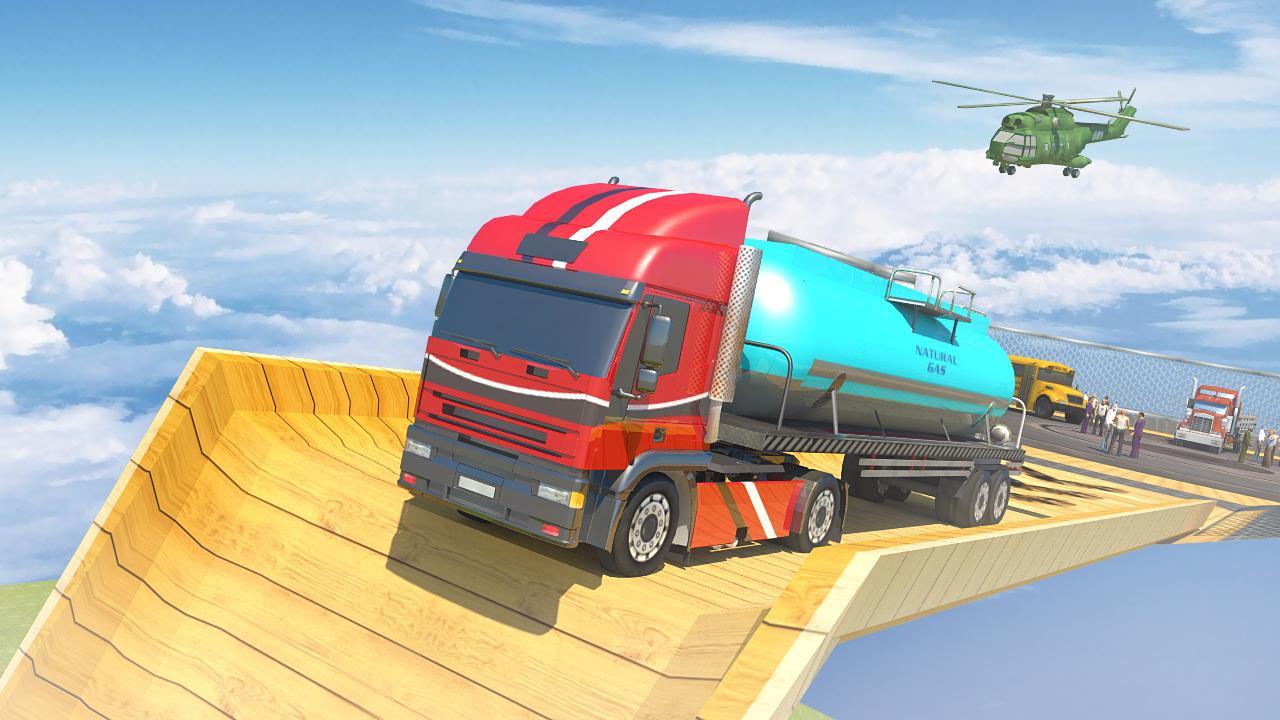 Mega Ramp - Oil Tanker Truck Simulator Game Screenshot