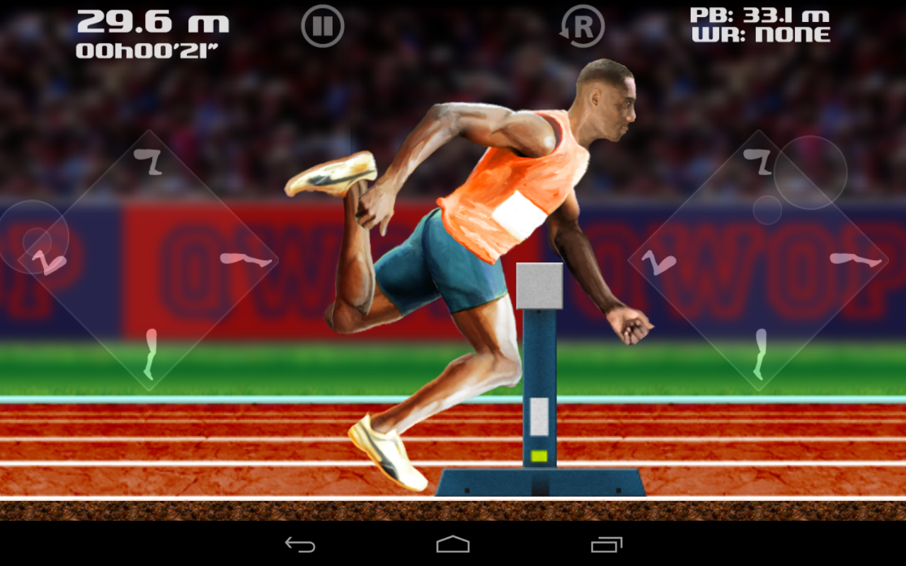QWOP Game Screenshot