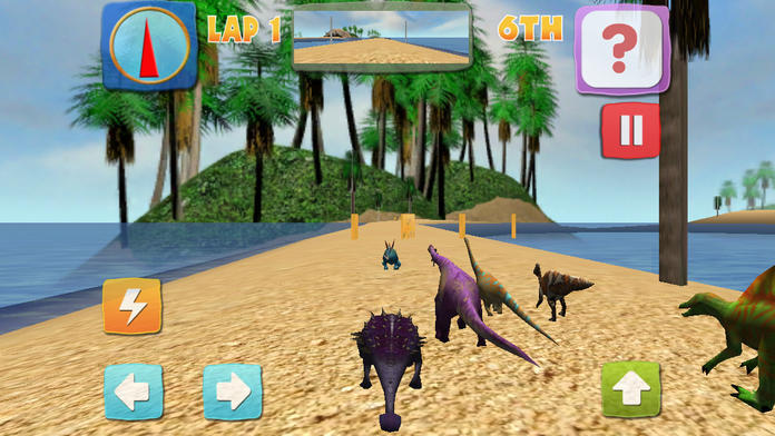 Screenshot of Dino Dan: Dino Racer