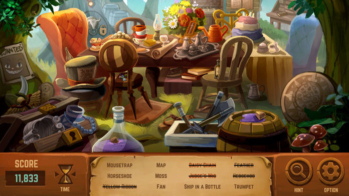Screenshot of Alice in Wonderland: A Hidden Object Game