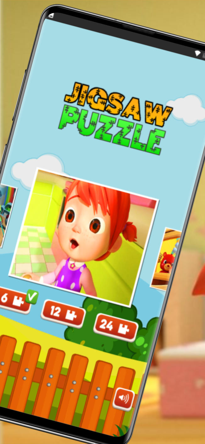 Captura de Tela do Jogo YoYo Cocomelon Puzzle Jigsaw