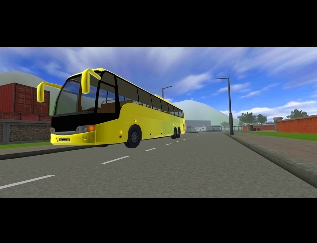 Schoolbus Parking 3D Simulator Game Screenshot