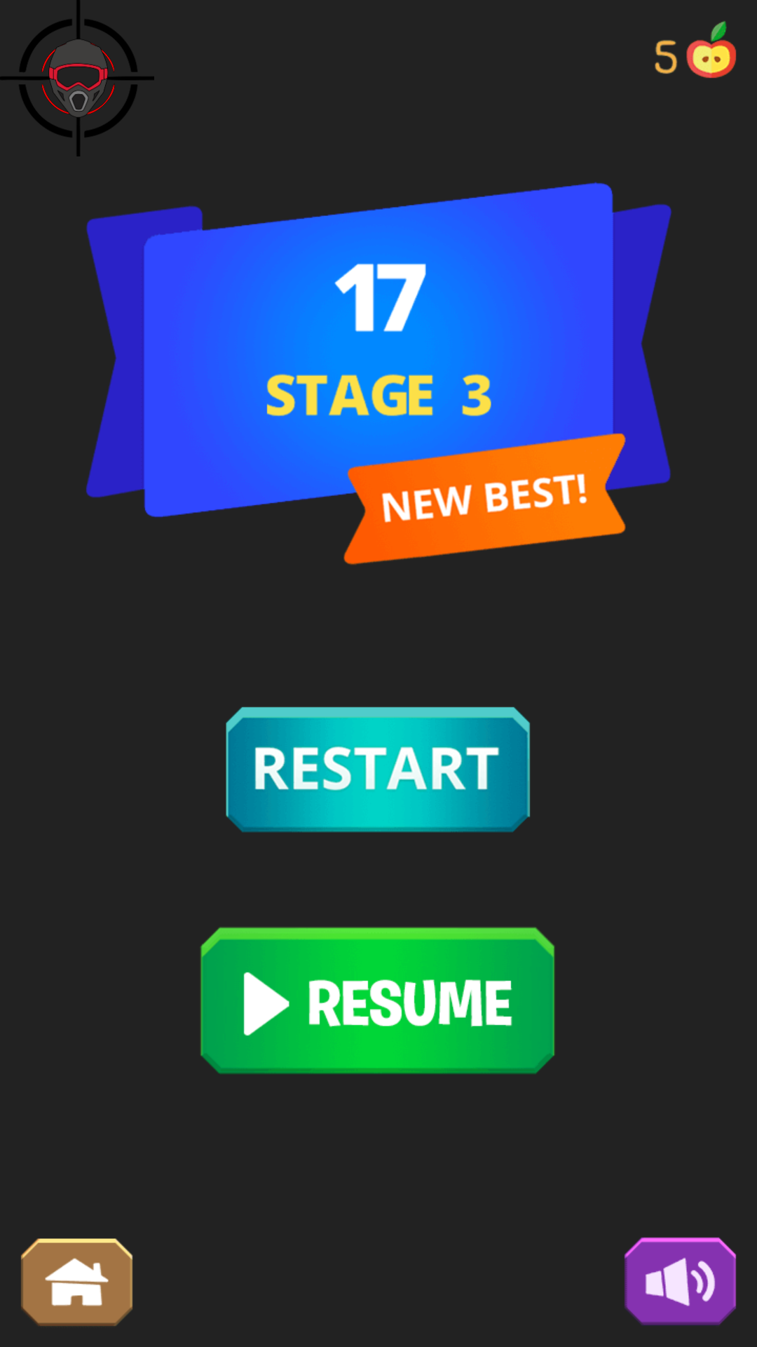 Screenshot of Blazing Blades | Knife Shooter