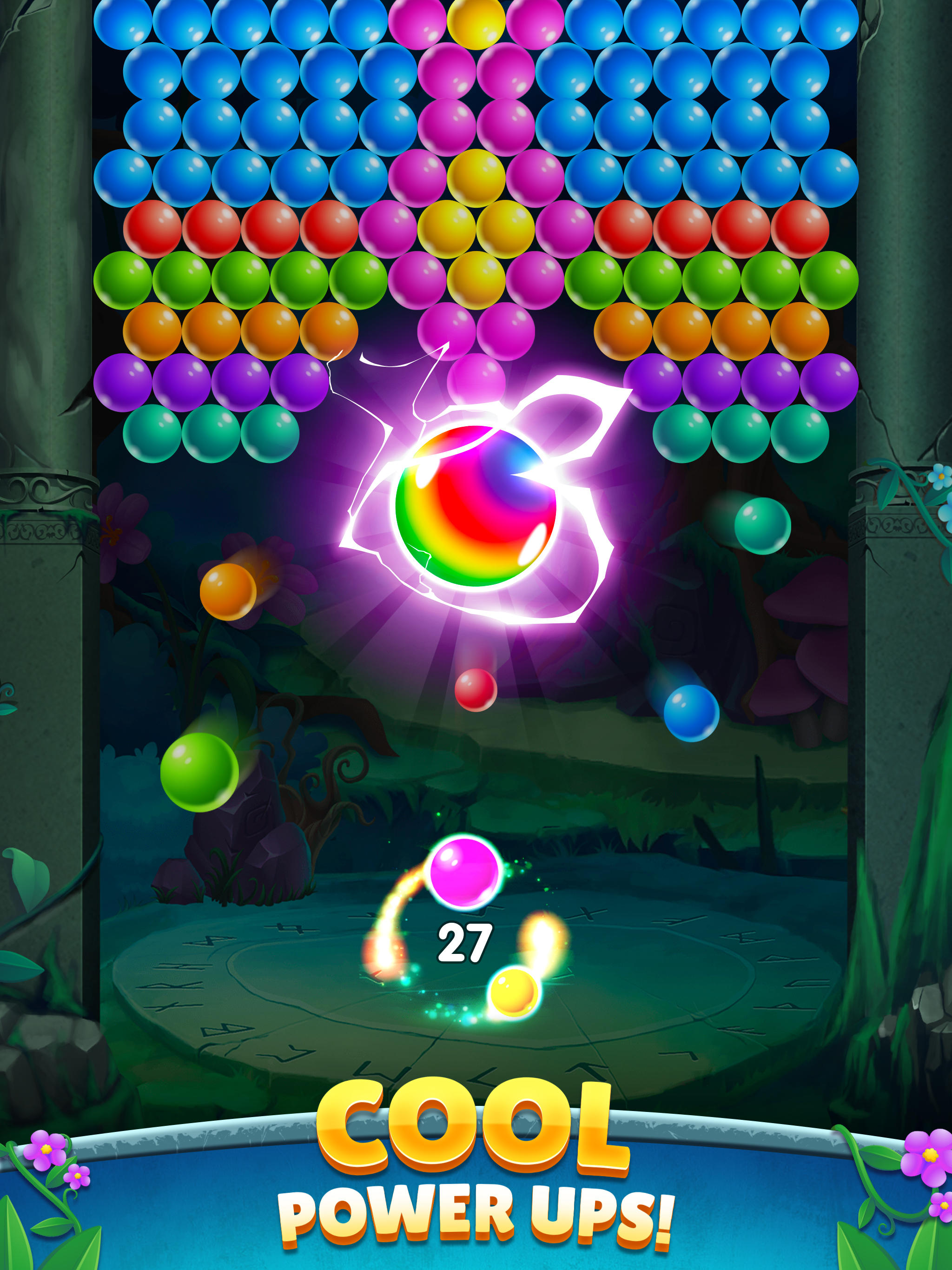 Woodland Bubble Pop Game Screenshot
