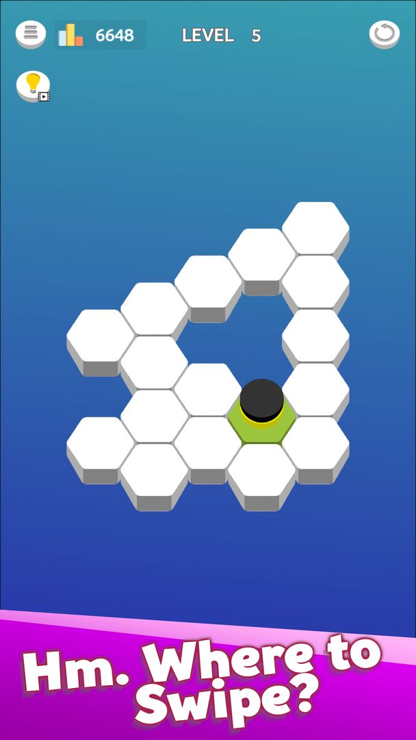 Hex-A-Maze ภาพหน้าจอเกม