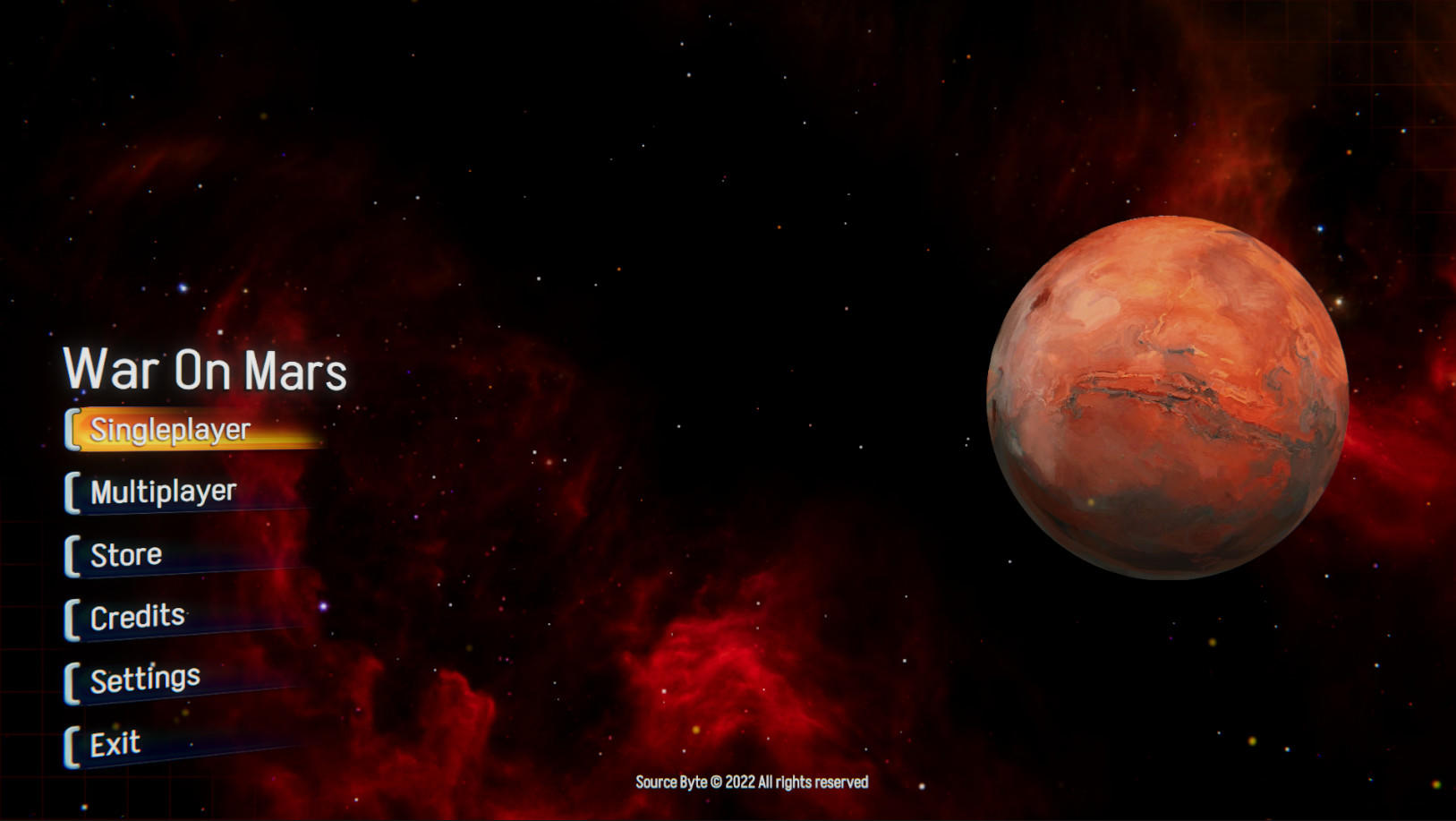 Cuplikan Layar Game War on Mars