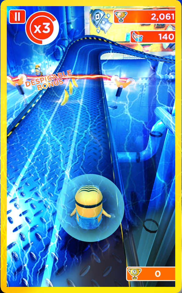 Subway Banana minion rush 게임 스크린샷