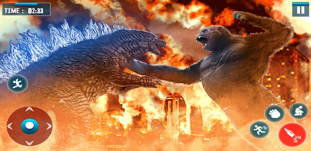 Screenshot of Godzilla vs King Kong Fight 3D
