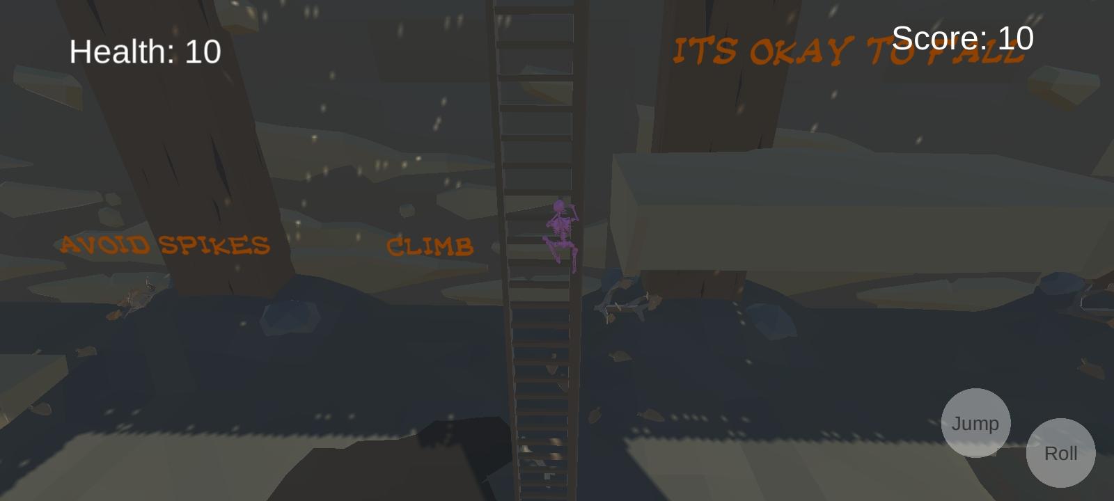 Pinkie the Skeleton Game Screenshot