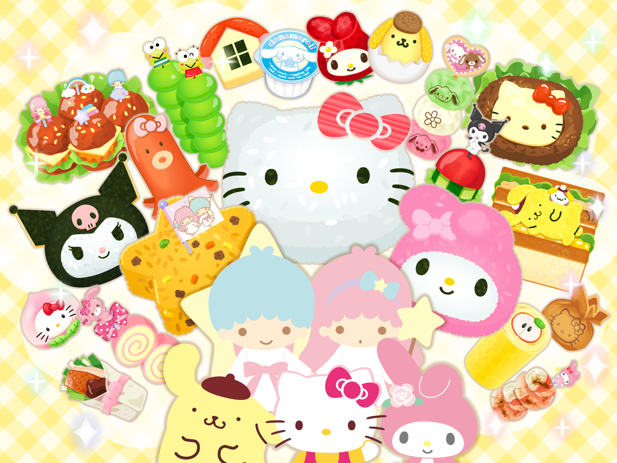 Hello Kitty Happy Bento Game Screenshot