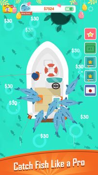 Hooked Inc: Fishing Games Game Screenshot