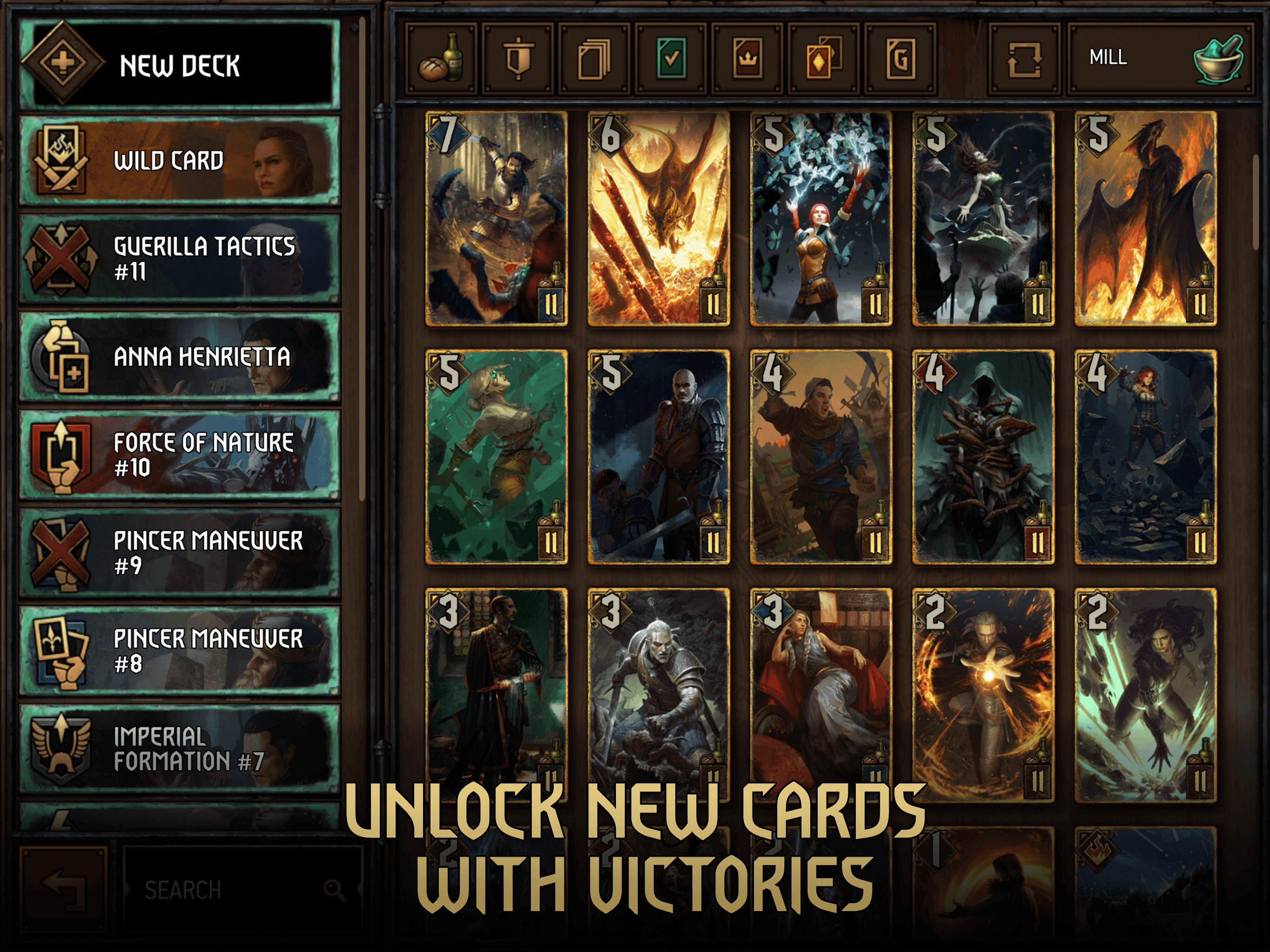 GWENT: The Witcher Card Game ภาพหน้าจอเกม