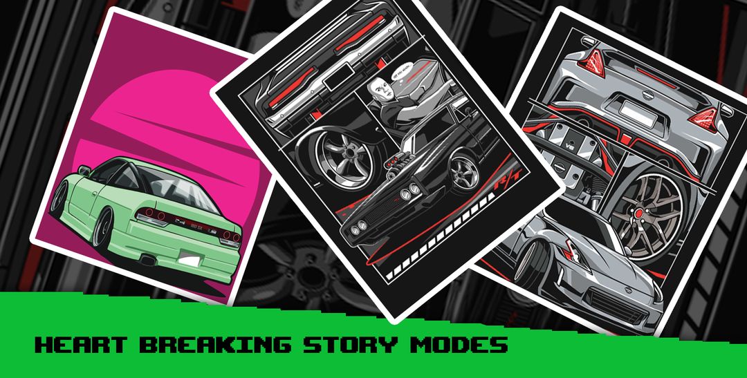 Pixel Car: Reckless Cafe Racer ภาพหน้าจอเกม