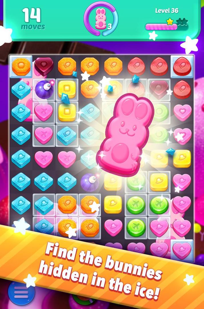 Screenshot of Gummy Blast: Tap-Match Puzzle