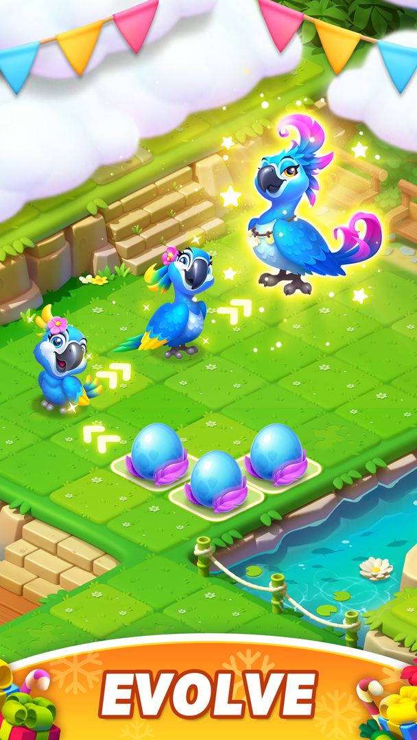 Fantasy Merge Zoo screenshot game