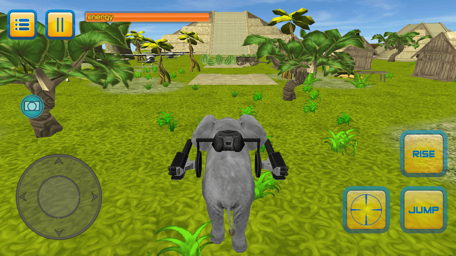 Armed Elephant Simulator 3D Game Screenshot