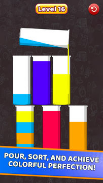 Funnel Sorting Puzzle Game Game Screenshot