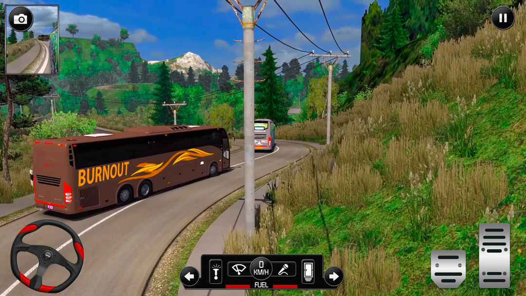 Euro Uphill Bus Simulator Game遊戲截圖