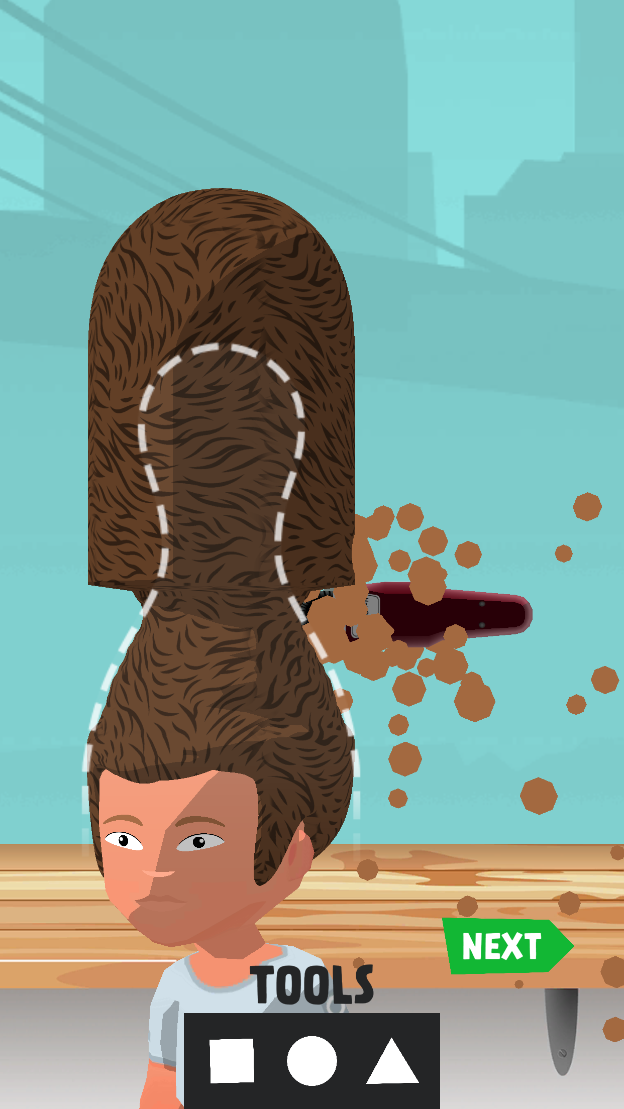 Screenshot 1 of Tornitura del taglio di capelli 1.0.0
