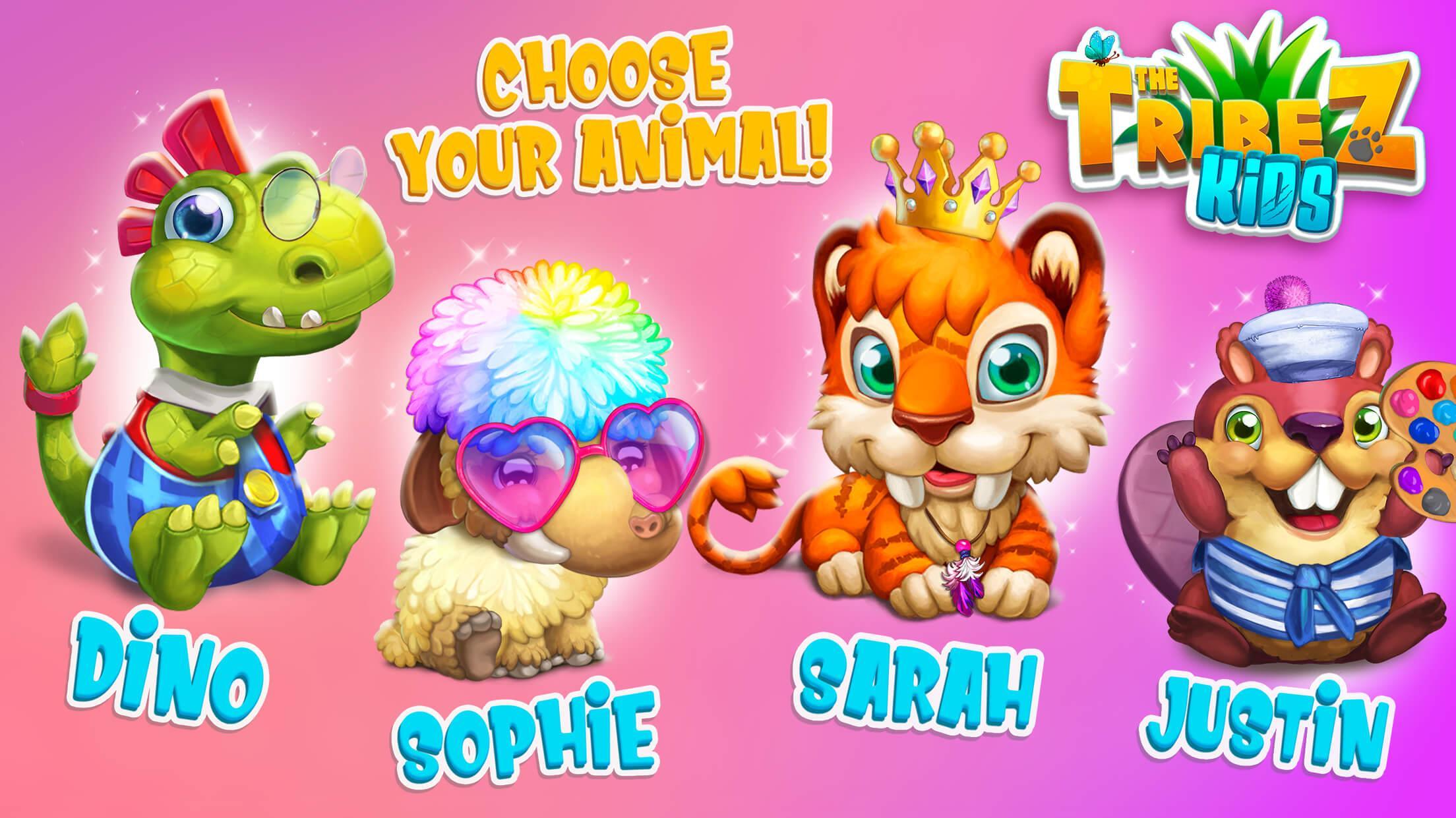The Tribez Kids: Take care of Stone Age pets!のキャプチャ