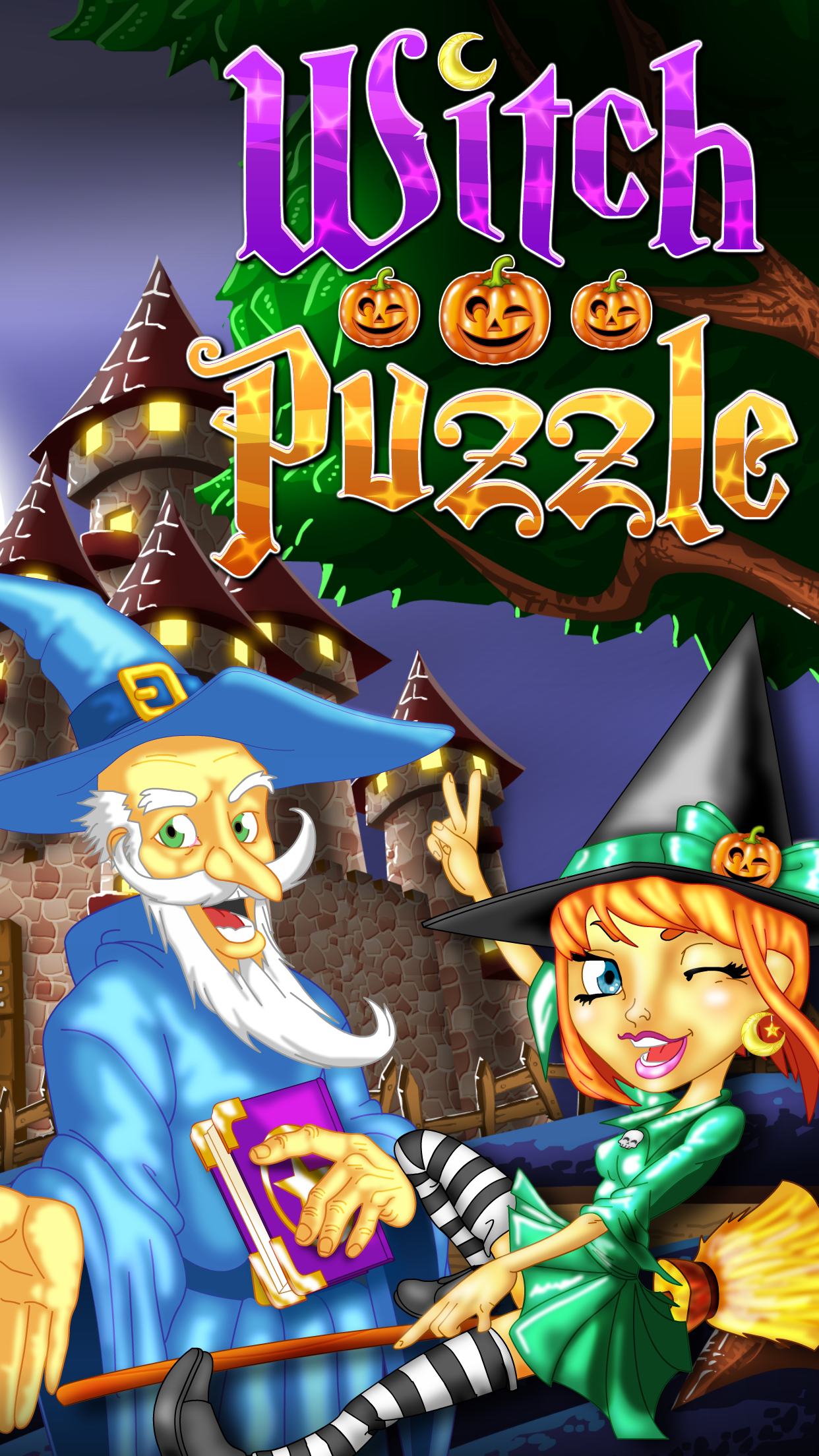 Captura de Pantalla del Juego Witch Puzzle - Juego Gratis