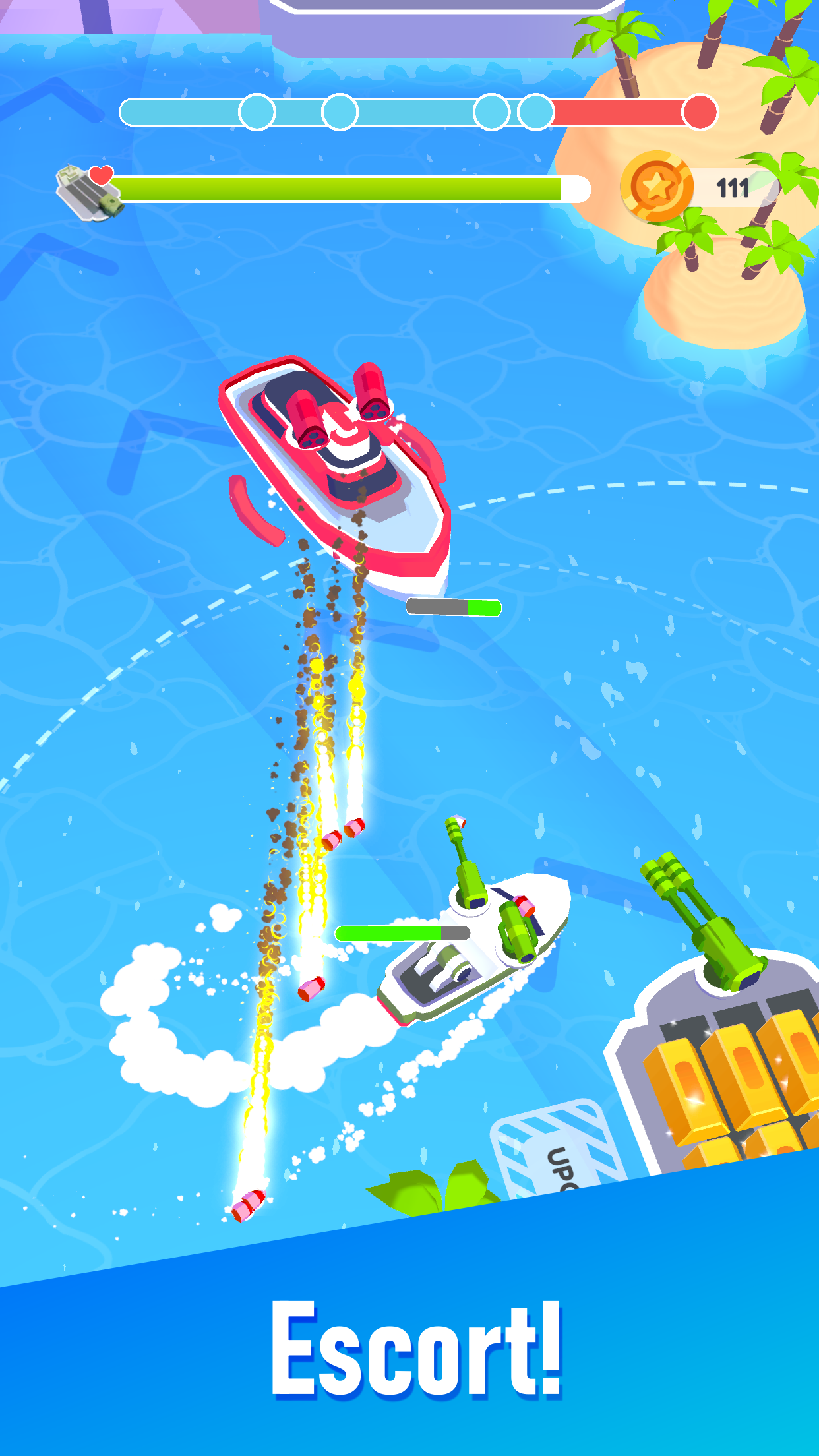 Boat Commander: War of Sea ゲームのスクリーンショット