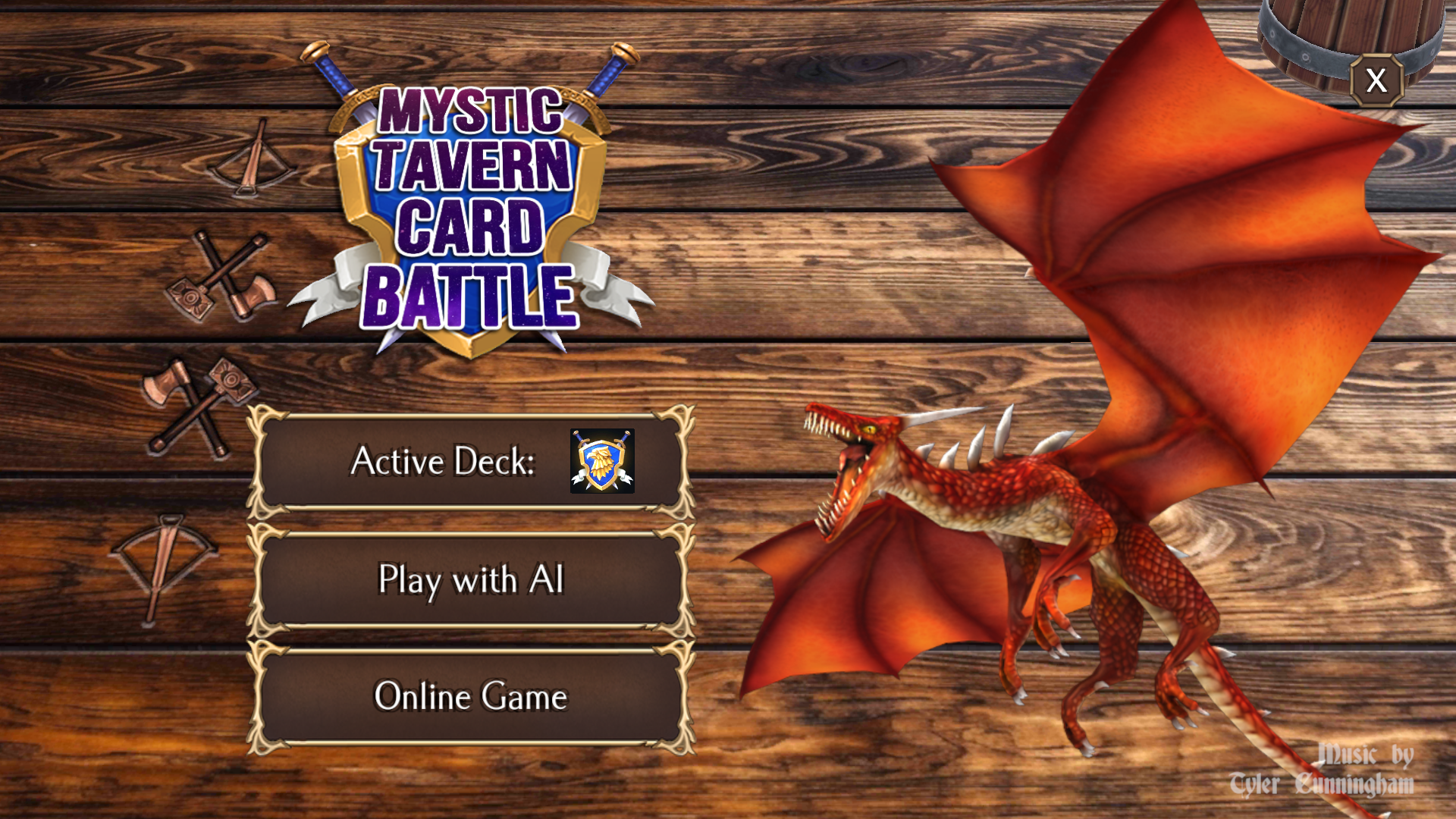 Mystic Tavern Card Battle Game Screenshot