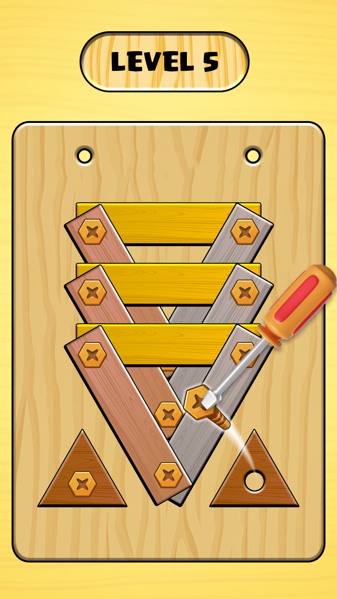 Woody Nuts & Bolts Game Screenshot