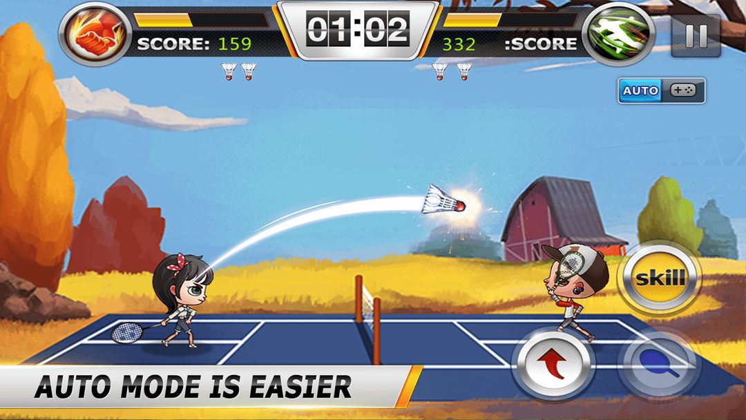 Badminton 3D 게임 스크린 샷